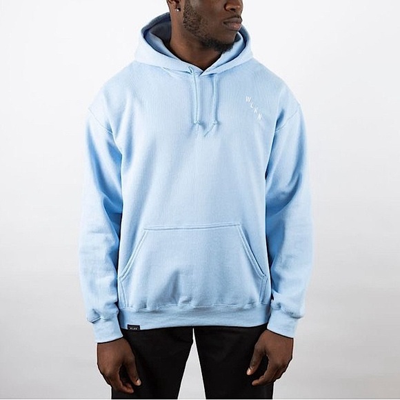 Light Blue WLKN hoodie - Picture 2 of 12